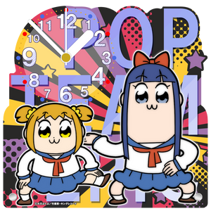 『ポプテピピック』アクリル置時計