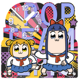 『ポプテピピック』アクリル置時計