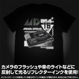 『メガドライブ』リフレクタープリントTシャツ / BLACK