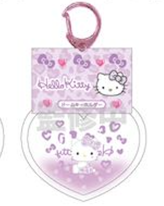 『ハローキティ』HELLO KITTY 2024 GOGOギャル COLLECTION ギャルドームキーホルダー ヒョウ(パープル)