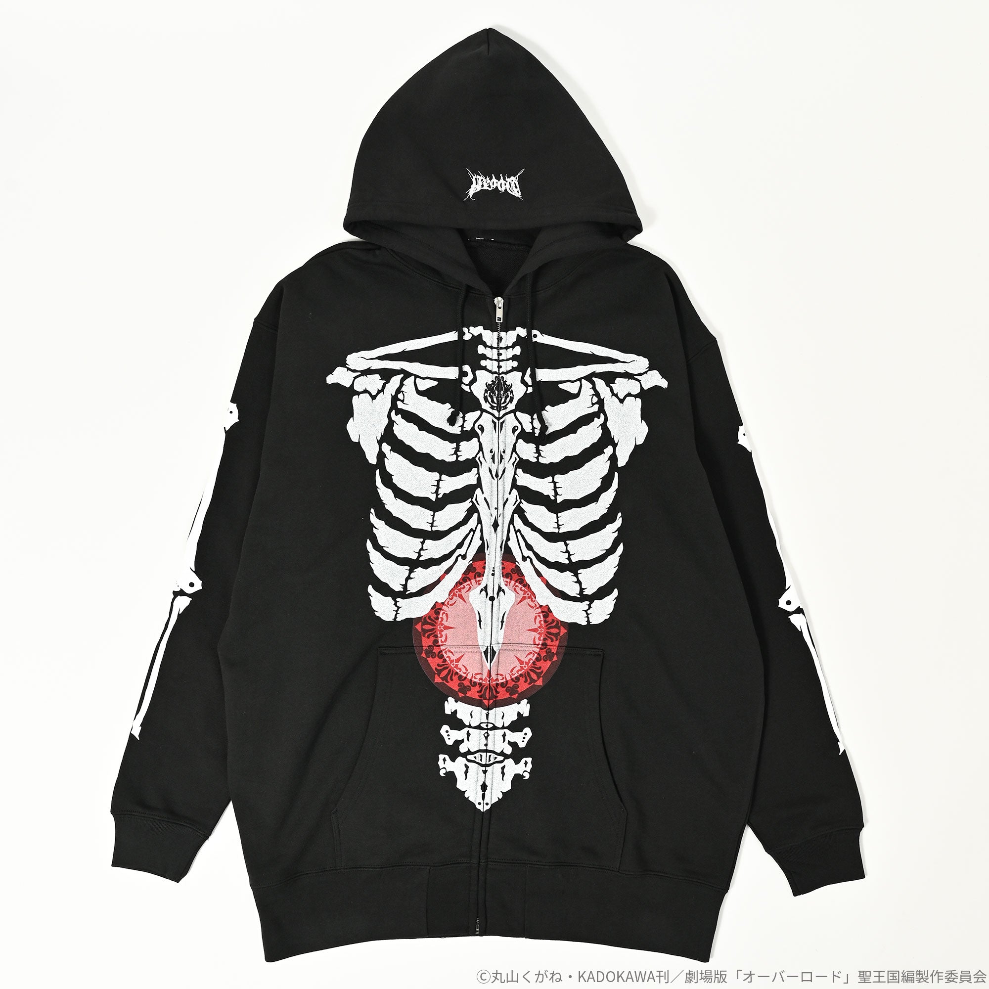 オーバーロード』OVERLORD × QOOZA / Ainz Ooal Gown zip hoodie