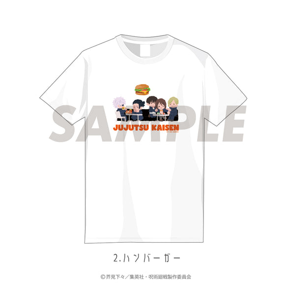 『呪術廻戦』Tシャツ（懐玉・玉折）02.ハンバーガー