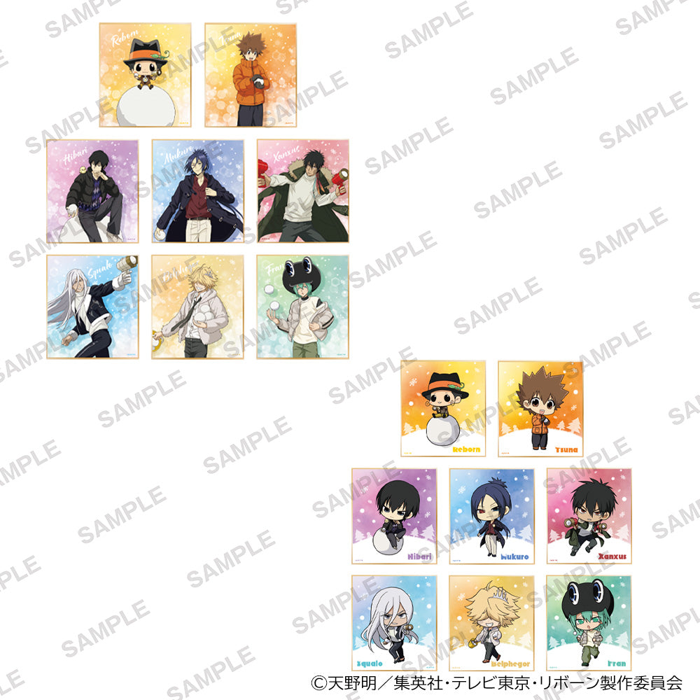 『家庭教師ヒットマンREBORN!』トレーディングミニ色紙 雪バトルver.【BOX】