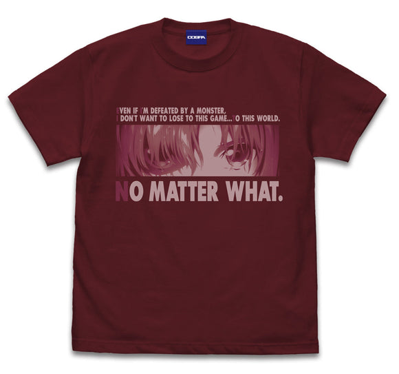 『劇場版 ソードアート・オンライン -プログレッシブ- 星なき夜のアリア』アスナの決意 Tシャツ/BURGUNDY【202404再販】