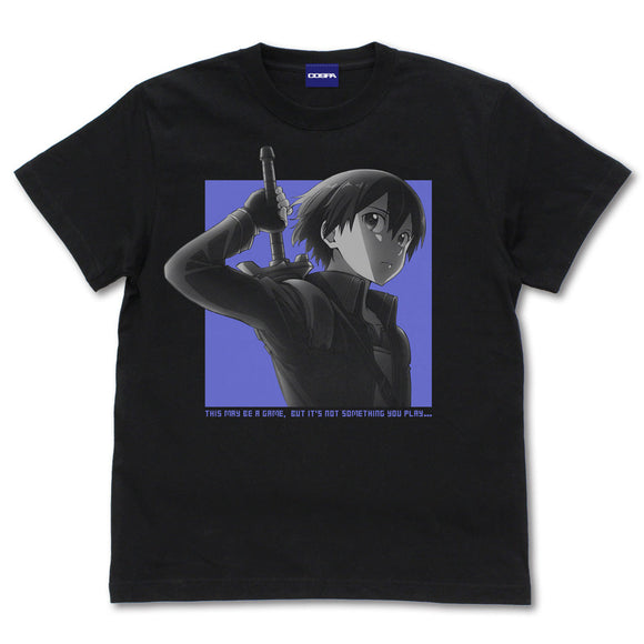 『劇場版 ソードアート・オンライン -プログレッシブ- 冥き夕闇のスケルツォ』キリト Tシャツ SAO第5層Ver.  BLACK【202404再販】