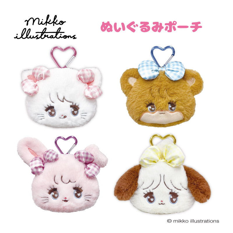 『mikko illustrations(ミッコ)』ぬいぐるみポーチ キャミー|Anime Store.JP