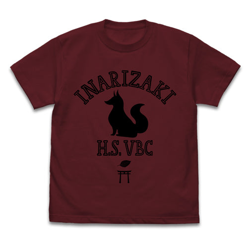 『ハイキュー!! TO THE TOP』稲荷崎高校バレーボール部 Tシャツ BURGUNDY【202404再販】