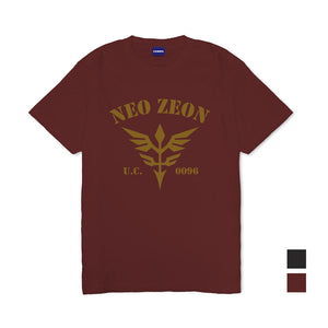 『機動戦士ガンダムUC（ユニコーン）』ネオ・ジオン ヘビーウェイトTシャツ/BURGUNDY【202405再販】