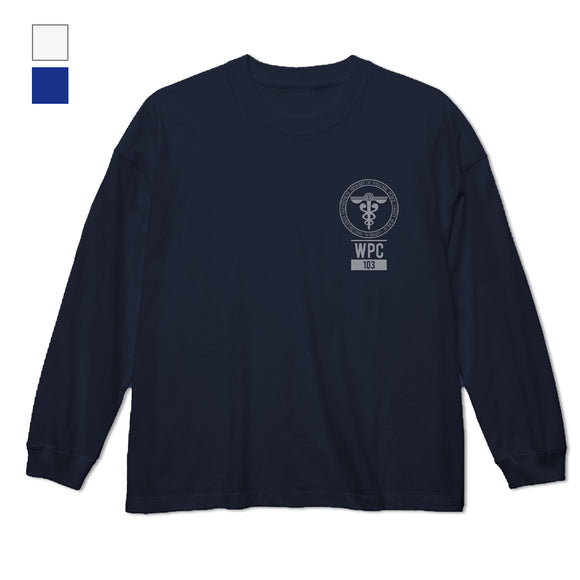 『劇場版 PSYCHO-PASS サイコパス PROVIDENCE』公安局 ビッグシルエットロングスリーブ Tシャツ NAVY