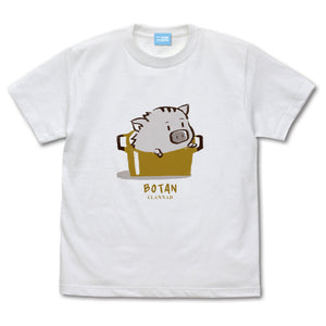 『CLANNAD-クラナド-』ボタンイラスト Tシャツ/WHITE【202406再販】