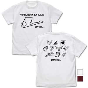 『新世紀GPXサイバーフォーミュラ』富士岡サーキット Tシャツ/WHITE