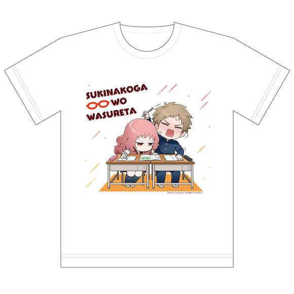 『好きな子がめがねを忘れた』Tシャツ (ミニキャラ)