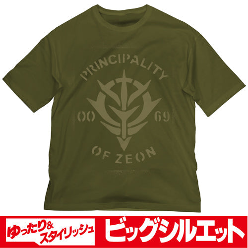 『機動戦士ガンダム』ジオン ビッグシルエットTシャツ/MOSS【202405再販】