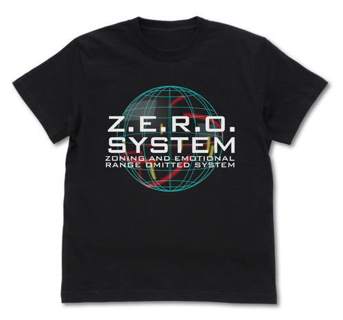 『新機動戦記ガンダムW』ゼロシステム Tシャツ/BLACK