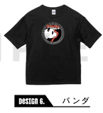 『呪術廻戦』半袖TシャツA(ブラック) 06.パンダ