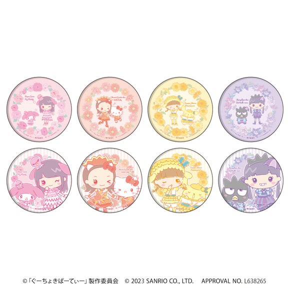 『ももくろちゃんZ×サンリオキャラクターズ』缶バッジ 01 (全8種)(ミニキャライラスト) BOX