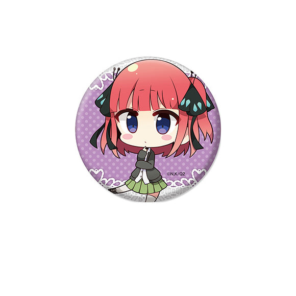 『五等分の花嫁∬』ぺたん娘缶バッジ 中野二乃