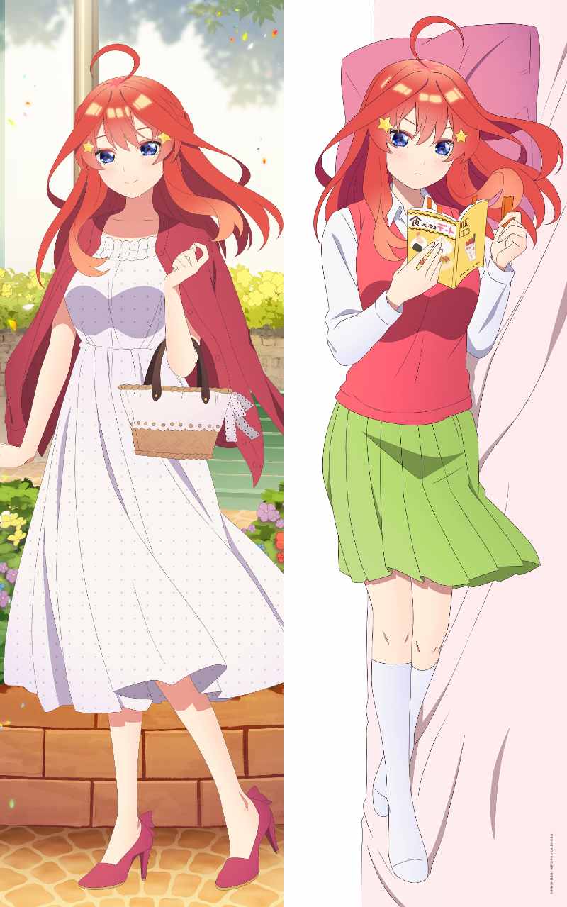 映画 五等分の花嫁』描き下ろし抱き枕カバー＋缶バッジセット 中野五月  