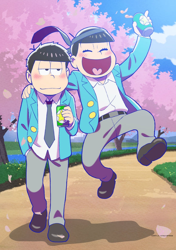 『おそ松さん』【描き下ろし】B3タペストリー 一松＆十四松