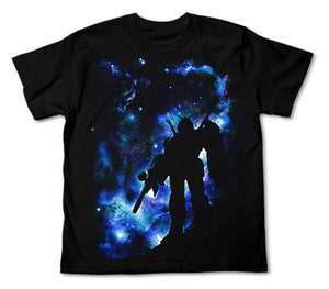 『機動戦士ガンダム』星空のガンダムTシャツ BLACK