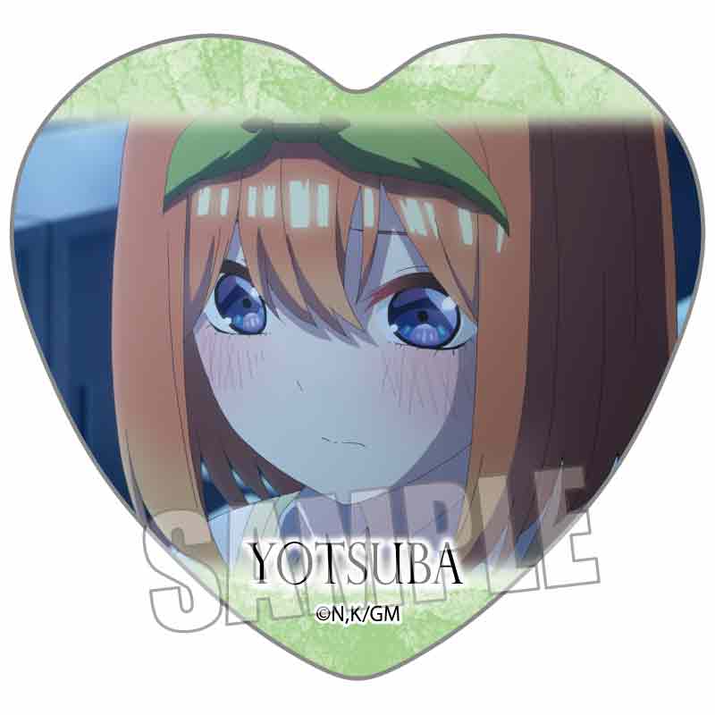 映画 五等分の花嫁』ハート缶バッジ / 中野四葉 – Anime Store JP