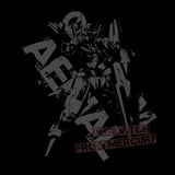 『機動戦士ガンダム 水星の魔女』ガンダム・エアリアル Tシャツ BLACK