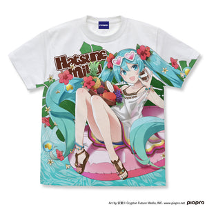 『初音ミク』初音ミク フルグラフィックTシャツ 安夏 Ver.