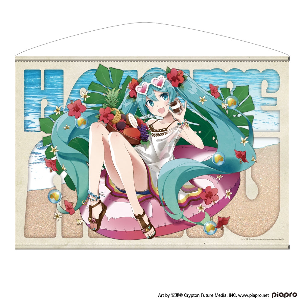 初音ミク』初音ミク B2タペストリー 安夏 Ver. – Anime Store JP