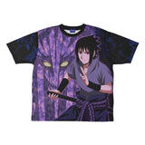 『NARUTO-ナルト- 疾風伝』描き下ろし うちはサスケ 両面フルグラフィックTシャツ