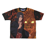 『NARUTO-ナルト- 疾風伝』描き下ろし うちはイタチ 両面フルグラフィックTシャツ