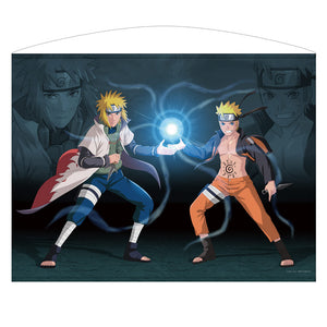 『NARUTO-ナルト- 疾風伝』描き下ろし うずまきナルト＆波風ミナト 100cmタペストリー