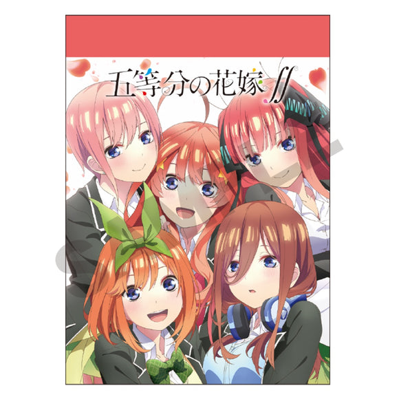 『五等分の花嫁∬ 』ミニメモ ティザー