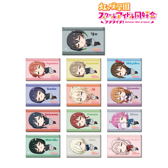 『ラブライブ！虹ヶ咲学園スクールアイドル同好会 』トレーディング ちびころ スクエア缶バッジ(全13種) BOX