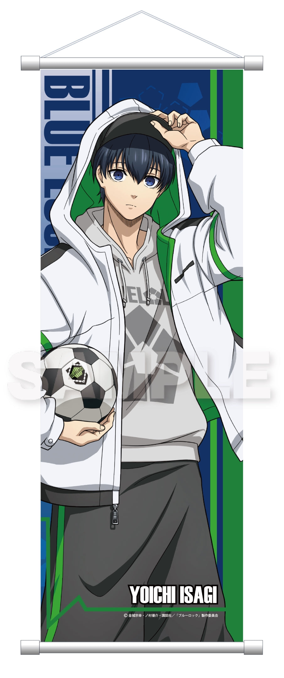ブルーロック』B2半裁タペストリー タクティカル ver. 潔世一 – Anime
