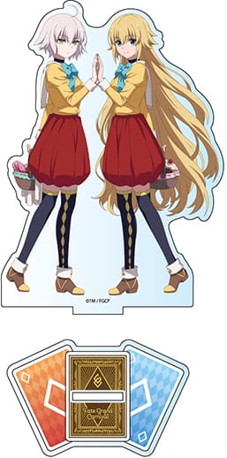 『Fate/Grand Carnival』アクリルフィギュア ジャンヌ・ダルク & ジャンヌ·ダルク〔オルタ〕 不思議の国のアリス ver.
