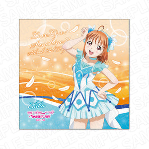 『ラブライブ!サンシャイン!!』マイクロファイバー　高海千歌　WATER BLUE NEW WORLD ver