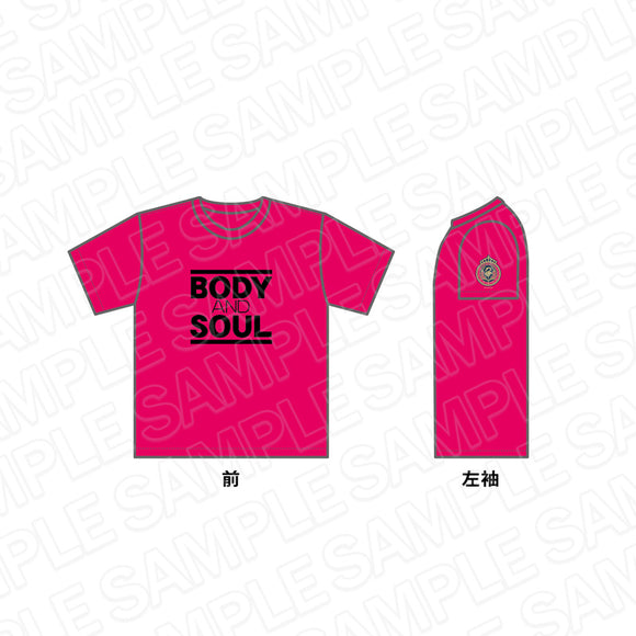 『ダンキラ!!! - Boys, be DANCING! -』BODY AND SOUL Tシャツ　Pink