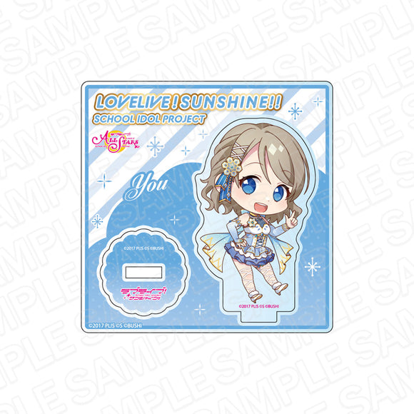 『ラブライブ！スクールアイドルフェスティバル ALL STARS』ミニアクリルスタンド　渡辺 曜　Snow Crystal　デフォルメ ver