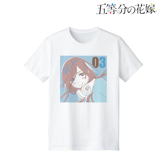 『五等分の花嫁』三玖 lette-graph Tシャツ(メンズ/レディース)