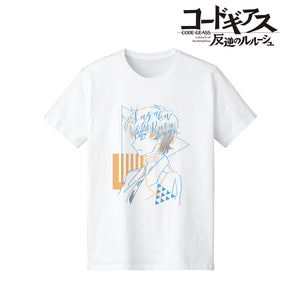 『コードギアス 反逆のルルーシュ』スザク lette-graph Tシャツ(メンズ/レディース)