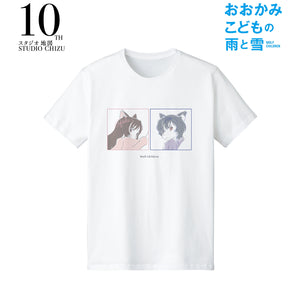 『おおかみこどもの雨と雪』雨と雪 lette-graph Tシャツ(メンズ/レディース)