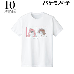 『バケモノの子』熊徹と九太 lette-graph Tシャツ(メンズ/レディース)