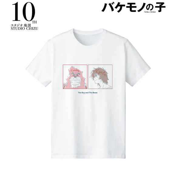 『バケモノの子』熊徹と九太 lette-graph Tシャツ(メンズ/レディース)