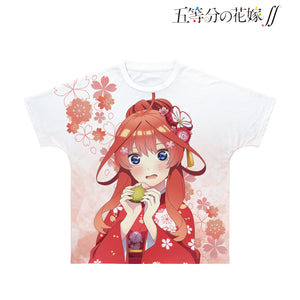 『五等分の花嫁∬』描き下ろしイラスト 五⽉ 桜和装ver. フルグラフィックTシャツ