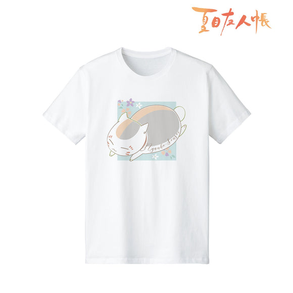 『夏目友人帳』ニャンコ先生 lette-graph Tシャツ 緑(メンズ / レディース)