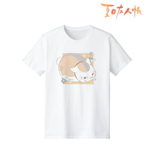 『夏目友人帳』ニャンコ先生 lette-graph Tシャツ 橙(メンズ / レディース)