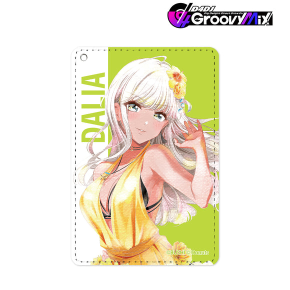 『D4DJ Groovy Mix』松山ダリア Ani-Art aqua label 1ポケットパスケース