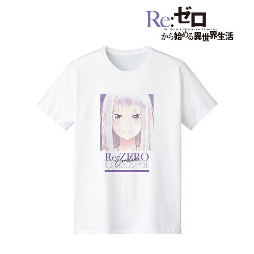 『Re:ゼロから始める異世界生活』エミリア Ani-Art aqua label Tシャツ(メンズ/レディース)