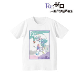 『Re:ゼロから始める異世界生活』Ani-Art Tシャツ(エミリア)(メンズ/レディース)