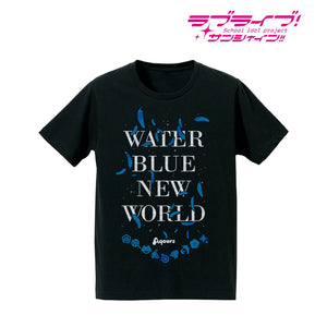 『ラブライブ！サンシャイン!!』箔プリントＴシャツ WATER BLUE NEW WORLD(メンズ/レディース)